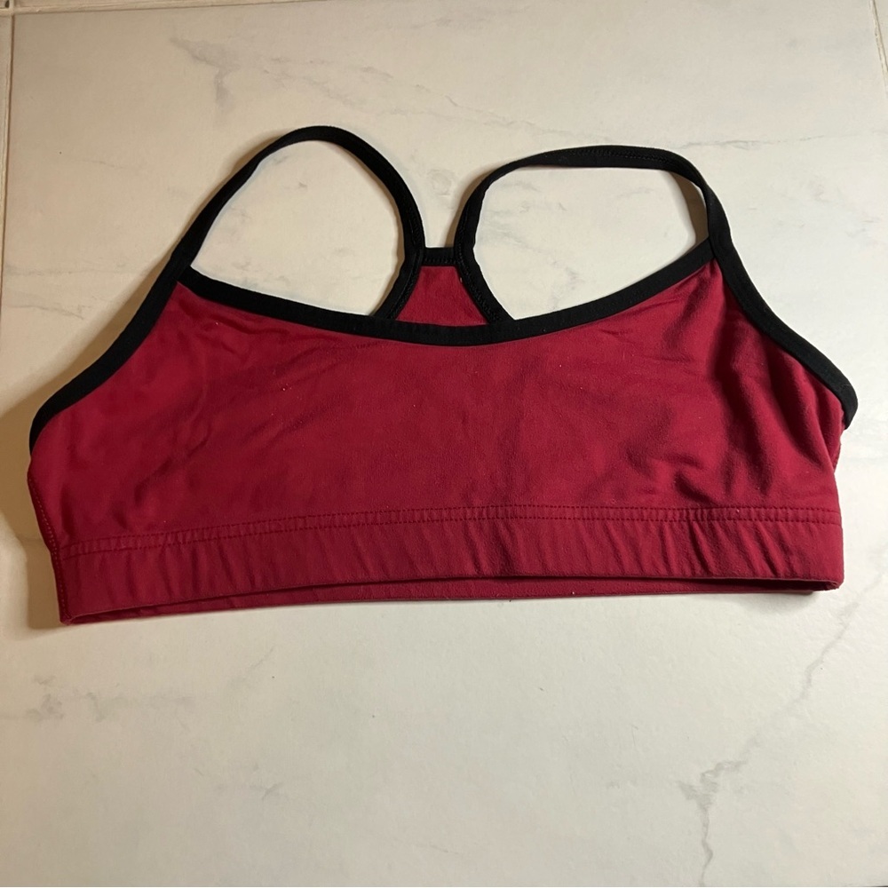 Lululemon Women's bold deep pink Sports Bra.  Vintage!